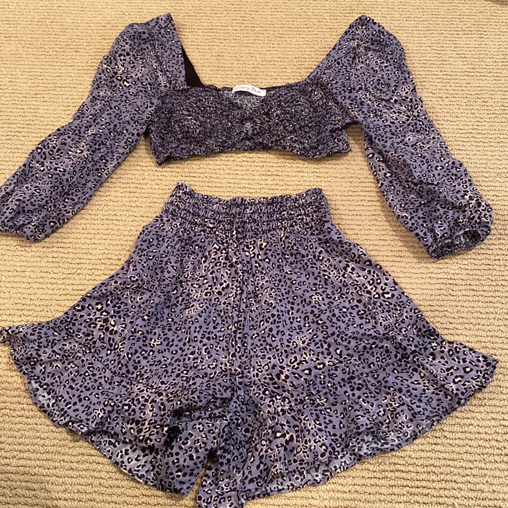 Ruffle Shorts and Top Set